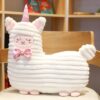 Peluche lama licorne nœud papillon