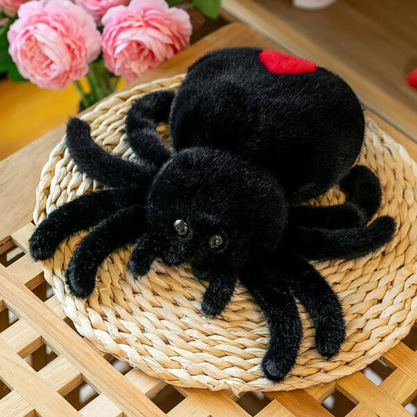 Peluche araignée sauteuse réaliste