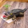 Grande Peluche Crocodile Réaliste