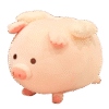 Grosse Peluche Cochon