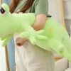 Peluche géante reptile aux gros yeux