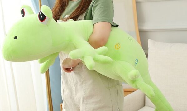 Peluche géante reptile aux gros yeux