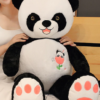 Panda géant en peluche à dorloter