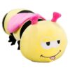 Peluche Abeille Géante Rose