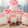 Peluche Cochon Gros Yeux