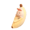 Peluche Cochon Banane