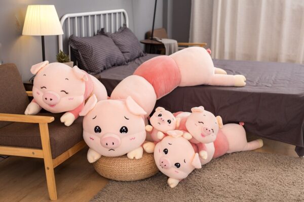 Peluche Cochon Chenille