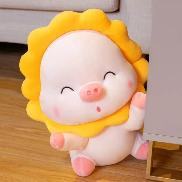 peluche-cochon-fleur.jpg Peluche Cochon Fleur Jaune