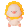 Peluche Cochon Fleur Jaune