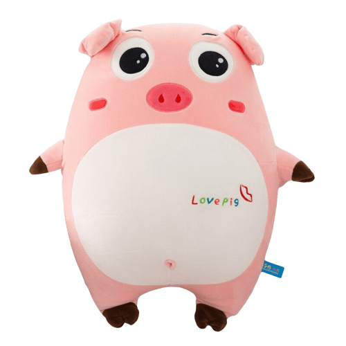 Peluche Cochon Gros Yeux