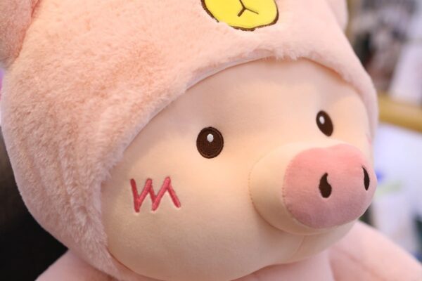 Peluche Cochon Violet