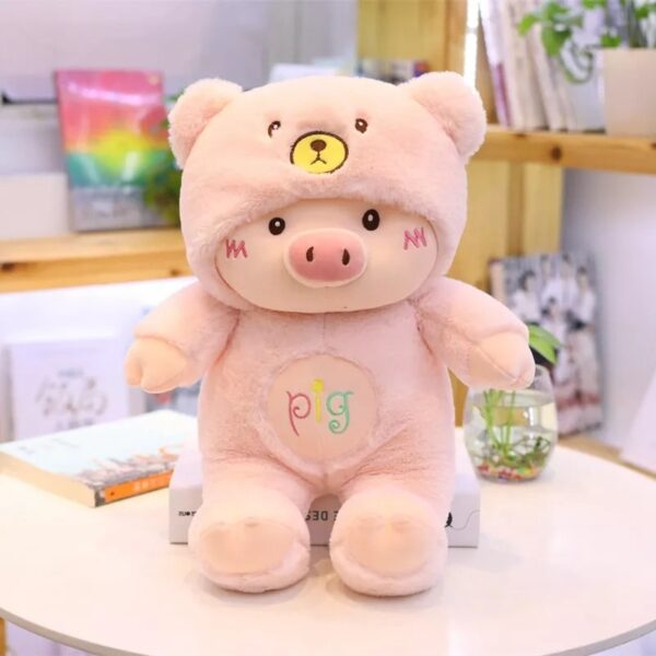 Peluche Cochon Violet