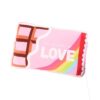 Peluche Coussin Chocolat Rose
