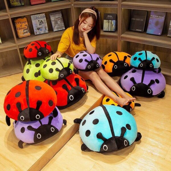Peluche Coussin Coccinelle