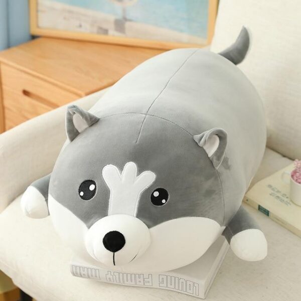 Peluche Coussin Husky