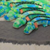 Peluche Crocodile Multicolore Vert