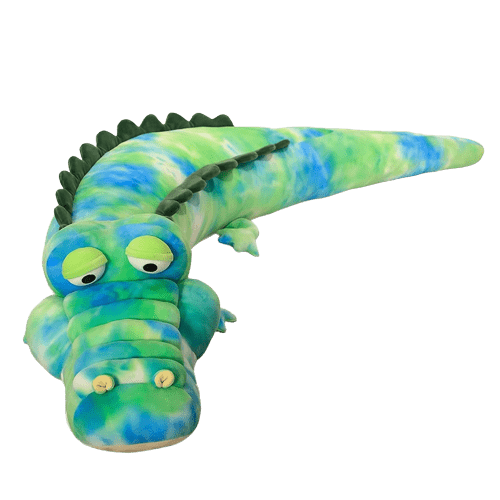 Peluche Crocodile Multicolore Vert