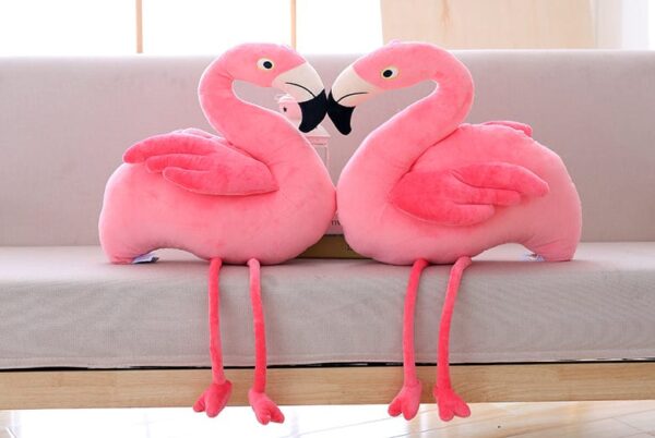 Peluche Géante Flamant Rose <br> Flamy l'Amoureux™
