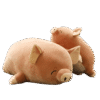 Peluche Cochon Rose Foncé