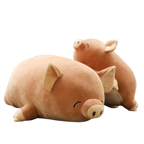Peluche Cochon Rose Foncé