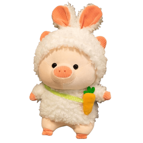 Peluche Lapin Cochon Carotte