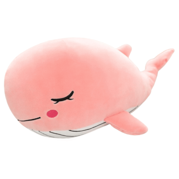 Doudou Baleine Rose