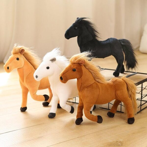 peluche-petit-cheval-noir-peluchy-2.jpg Peluche Petit Cheval Noir