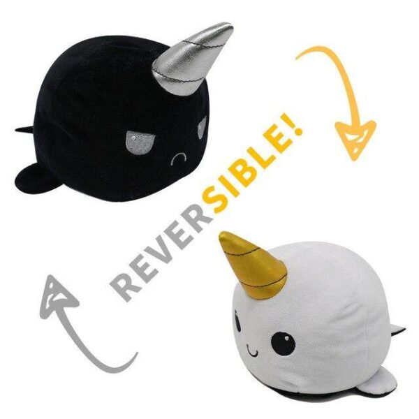 Peluche Réversible Baleine Licorne