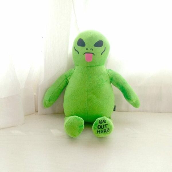 Poupée Peluche Alien et Chat avec Doigt du Milieu 17.5" Kawaii