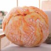 Coussin géant en forme de brioche en peluche