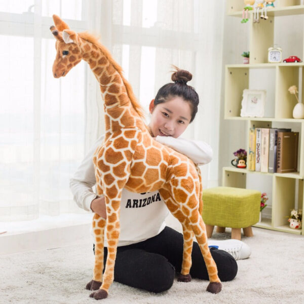 Peluche géante en forme de girafe pour décorer grande