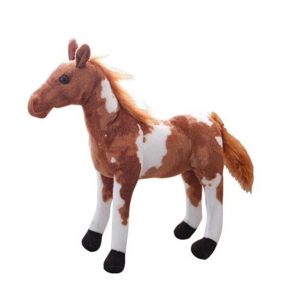 Poupée Poney Mascotte Cheval Jouet en Peluche