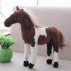 Poupée Poney Mascotte Cheval Jouet en Peluche