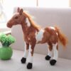 Poupée Poney Mascotte Cheval Jouet en Peluche