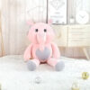 Grosse peluche éléphant kawaii aux grands yeux