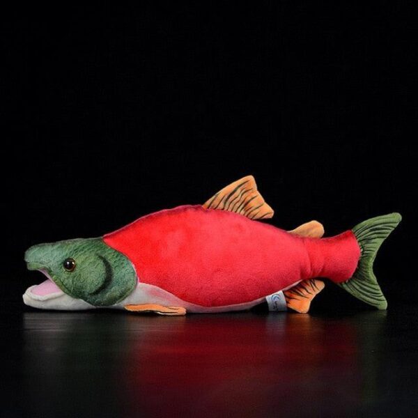 product-image-1184483770_b17e55b8-10ab-4c6b-987c-1d19fa337661.jpg Peluche Saumon Sockeye 17", Peluche Poisson Réaliste, Poupées Animales Rembourrées