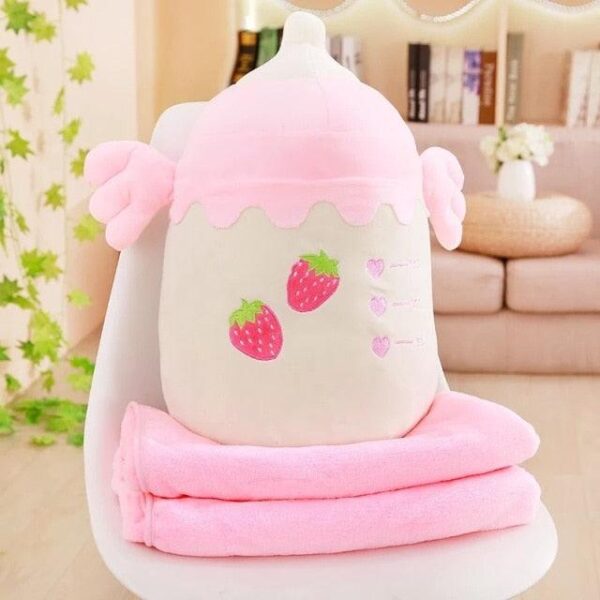 Peluche bouteille de lait