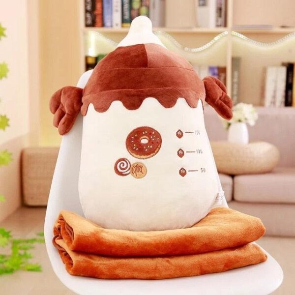 Peluche bouteille de lait