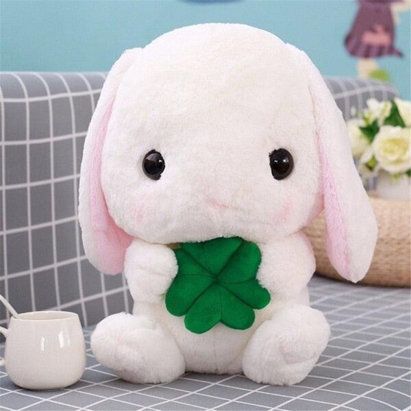 Mignon et doux Loppy le lapin en peluche