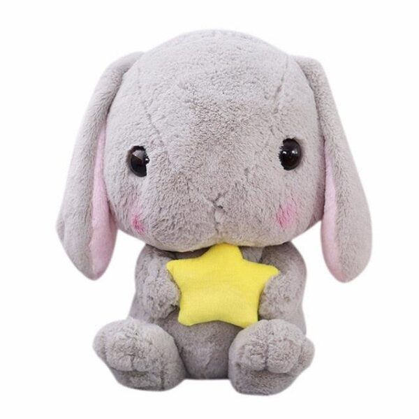 Mignon et doux Loppy le lapin en peluche