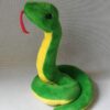 Peluche Serpent vert spiralé de 7" en peluche