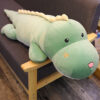 Dinosaure en peluche vert pour doudou