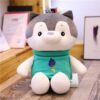 Animal en peluche Husky Dog avec vêtements