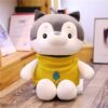 Animal en peluche Husky Dog avec vêtements