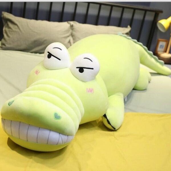 Peluche Crocodile Jaune