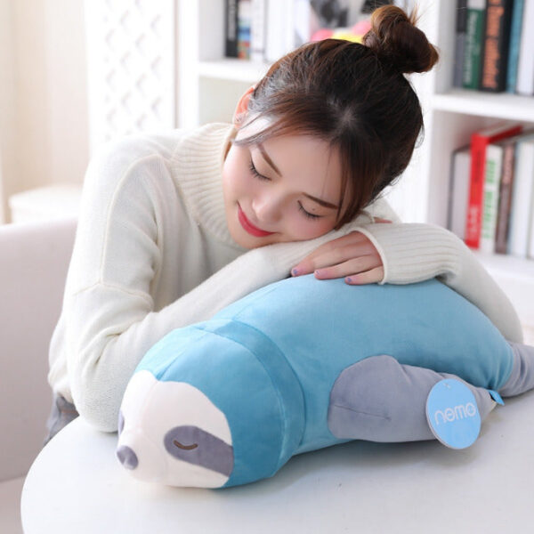 Peluche tropicale paresseux doudou endormi