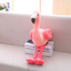 Grande peluche flamant rose au pelage ultra-doux