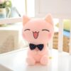 Animaux en peluche en forme de chat