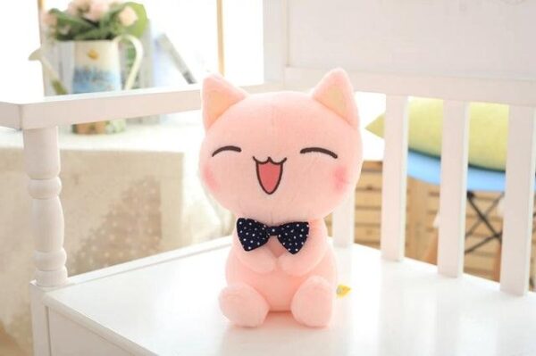 Animaux en peluche en forme de chat