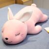 Grand Lapin Rose Doux et Doux Jouets en Peluche
